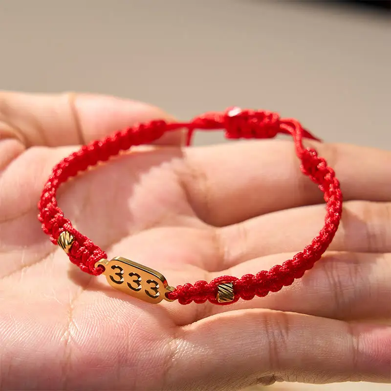 Angel Numbers Braided String Connection Bracelet