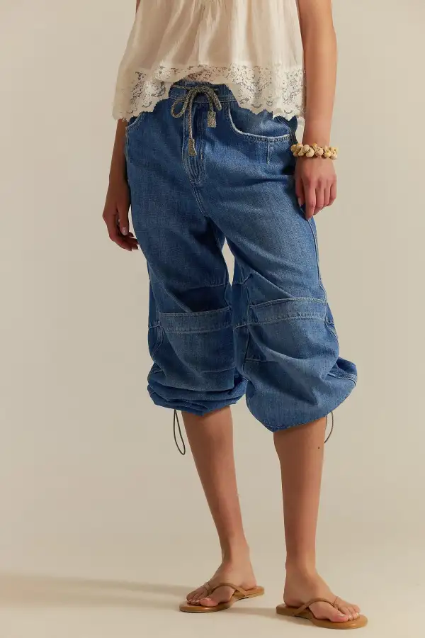 Logan Cinched Cargo Jeans Harper