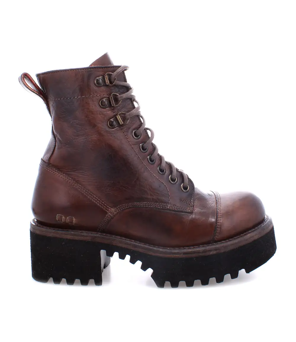 Cap-Toe Side-Zip Combat Boots