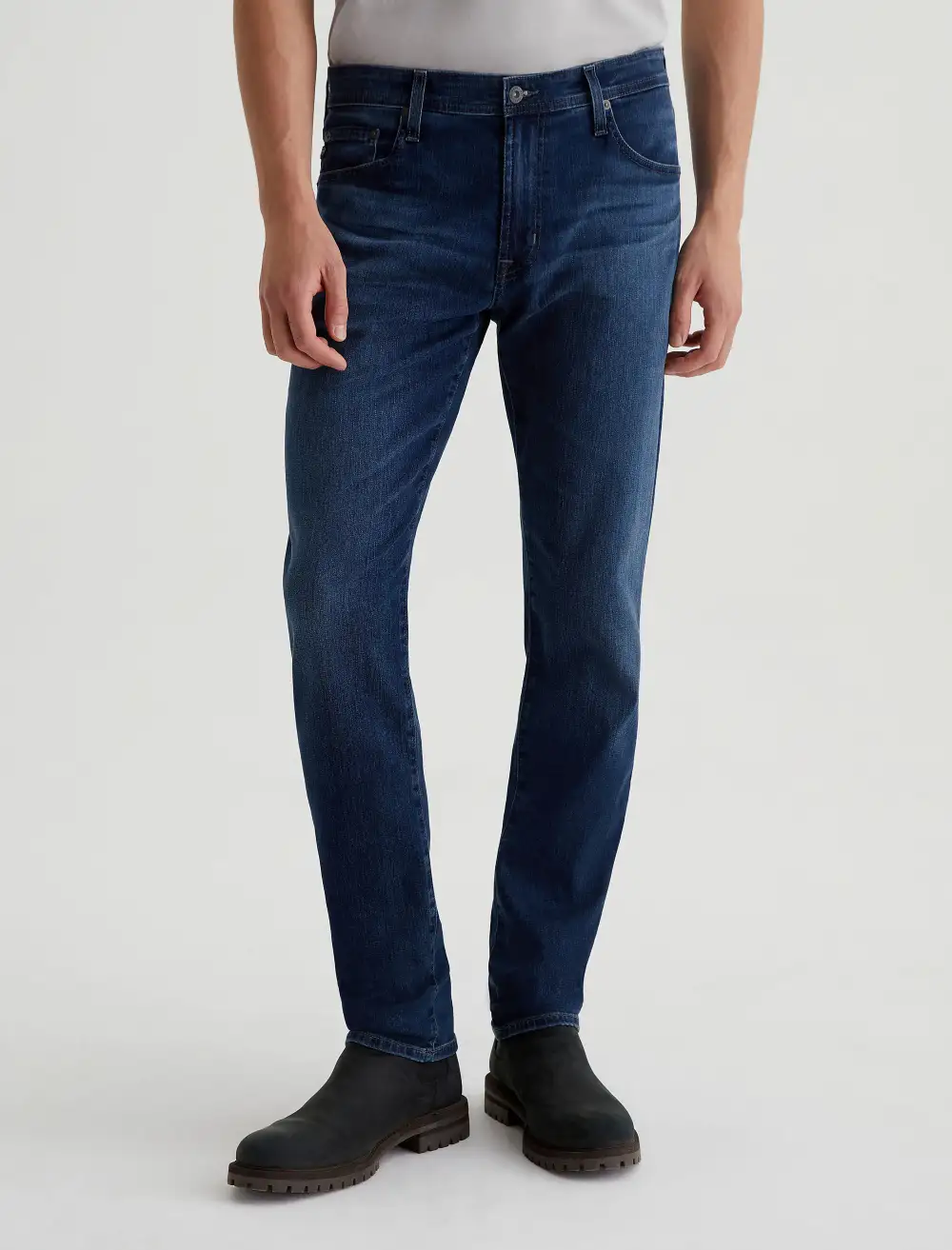 Men's Modern Slim Five Pocket Nylon Blend Jeans