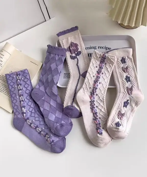 Jacquard Cozy Breathable Socks