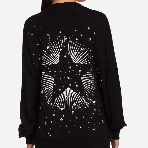 Studded Starburst Button Cardigan