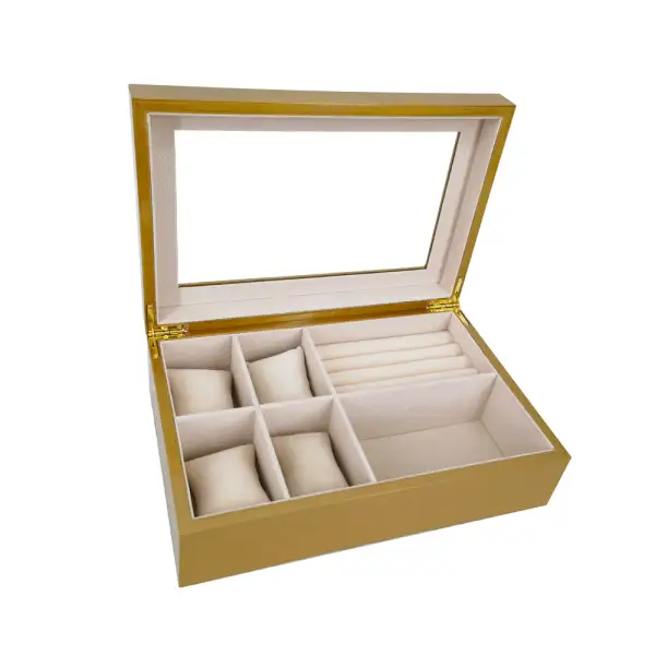 Glass Top Jewelry Box