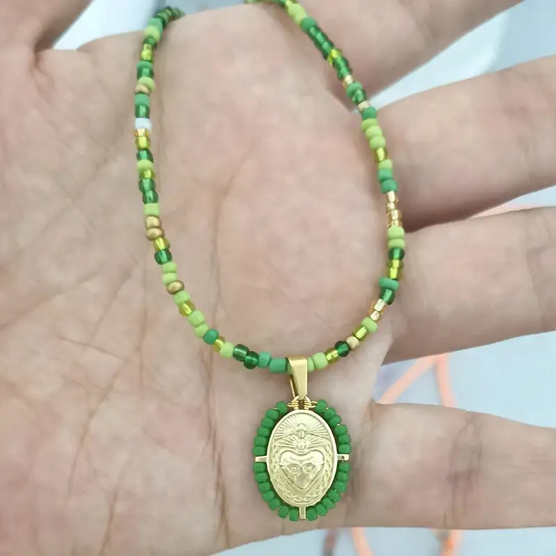 Gold Plated Pearl Zirconia Beaded Fashion Necklace
