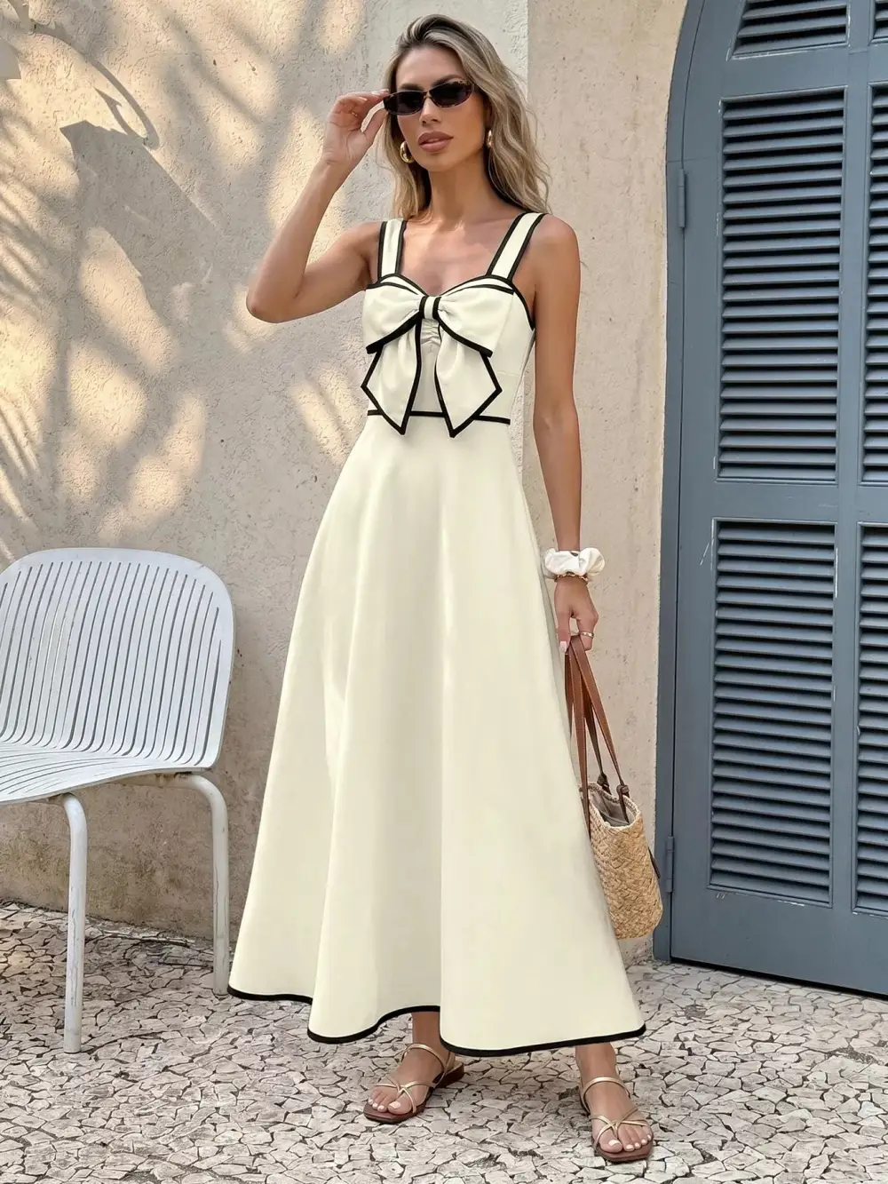 Bowknot Midi Dress