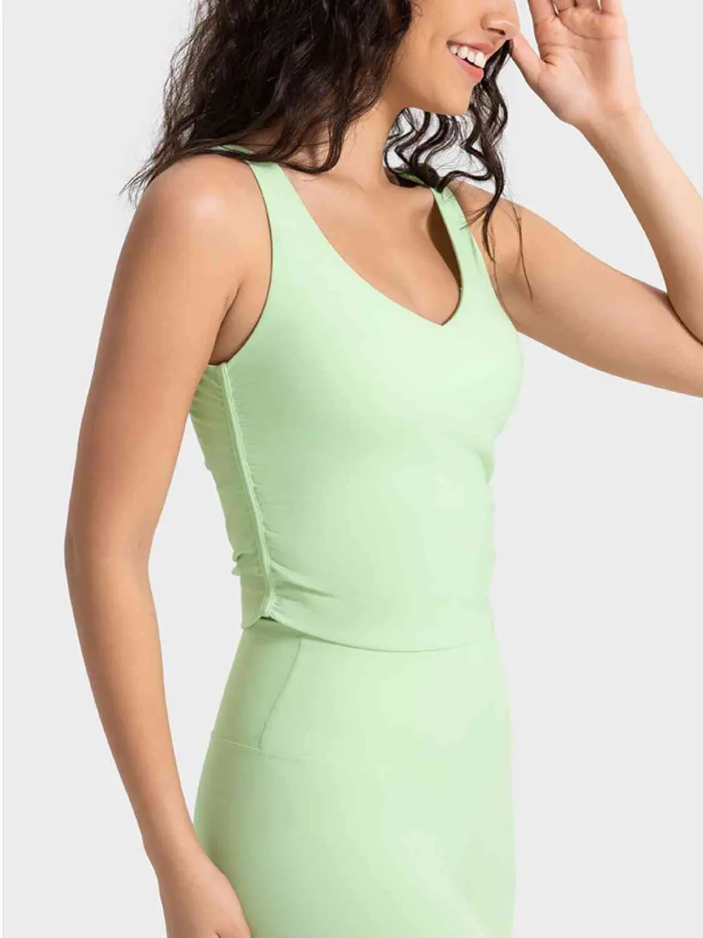 Refined Cropped  Tank Top