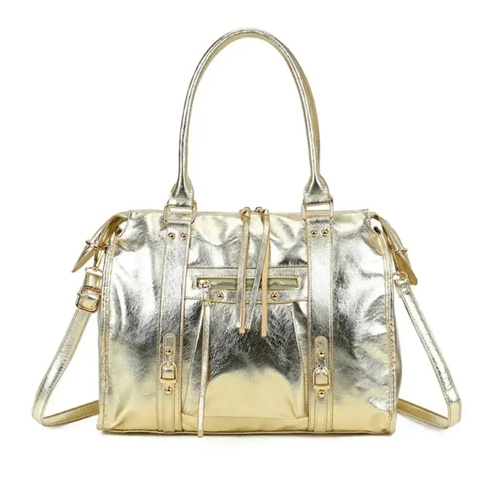 Refined Everyday Faux Leather Handbag