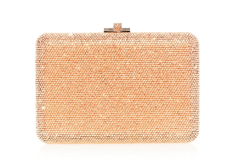 Structured Slim Slide Evening Clutch
