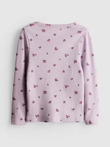 1-9yrs | Cotton Rich Ribbed Long Sleeve T-Shirt