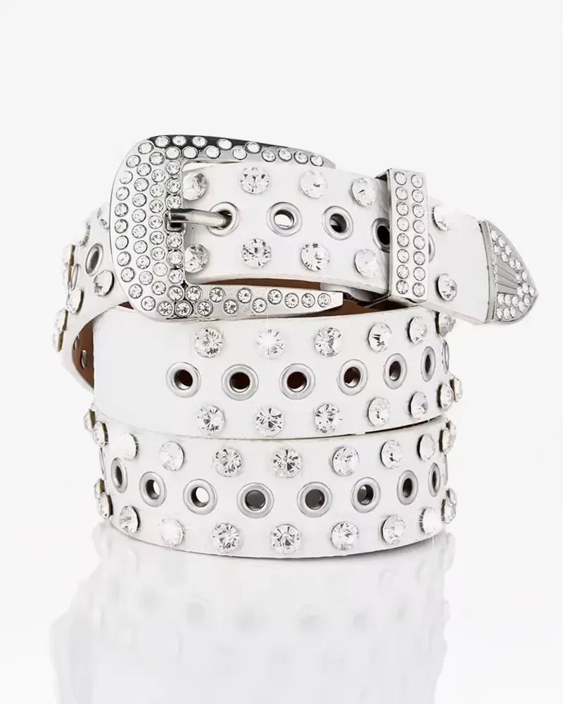 Studio Rhinestone Accent Women's Belt