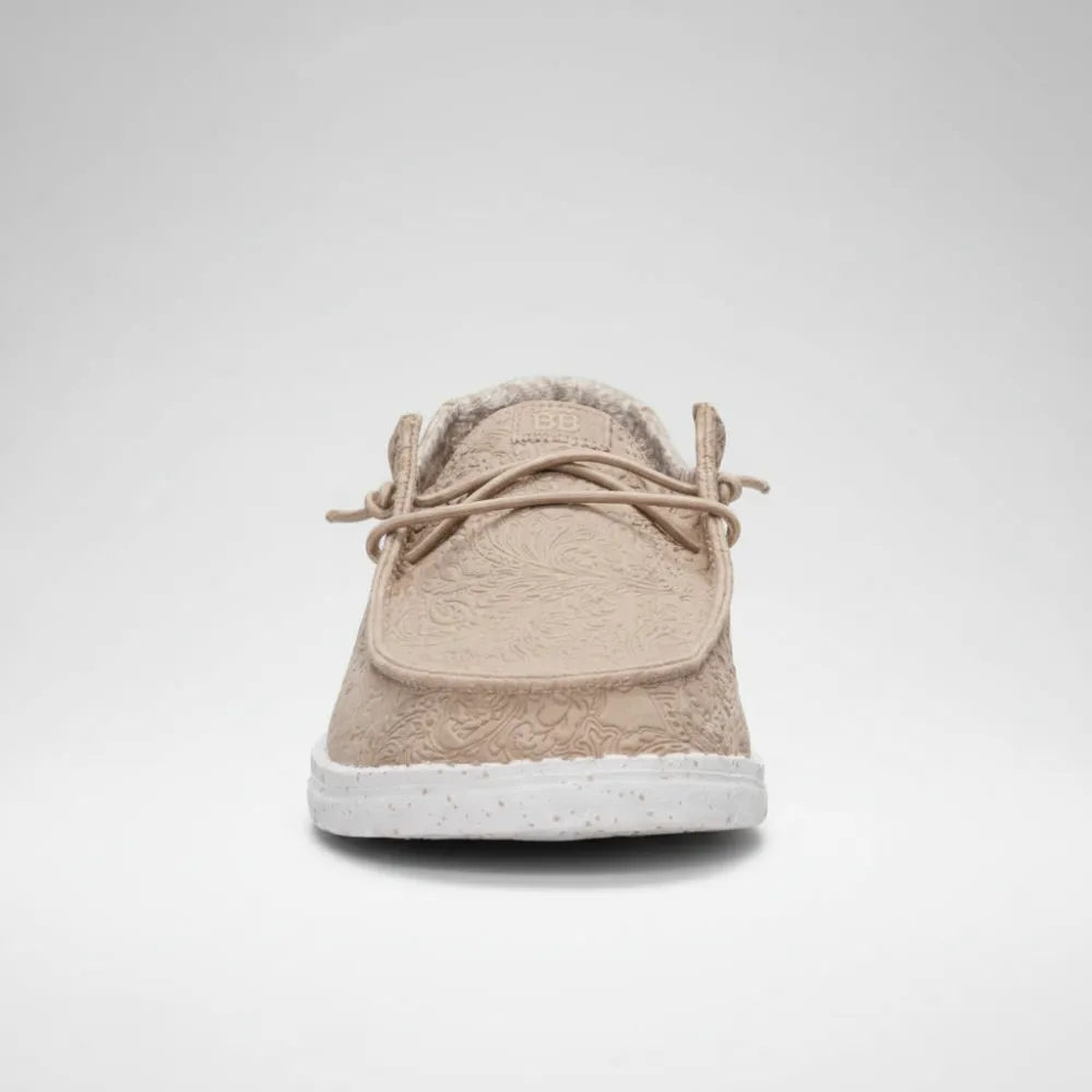 Wendy Ranch Textured Casual Slip On Shoes