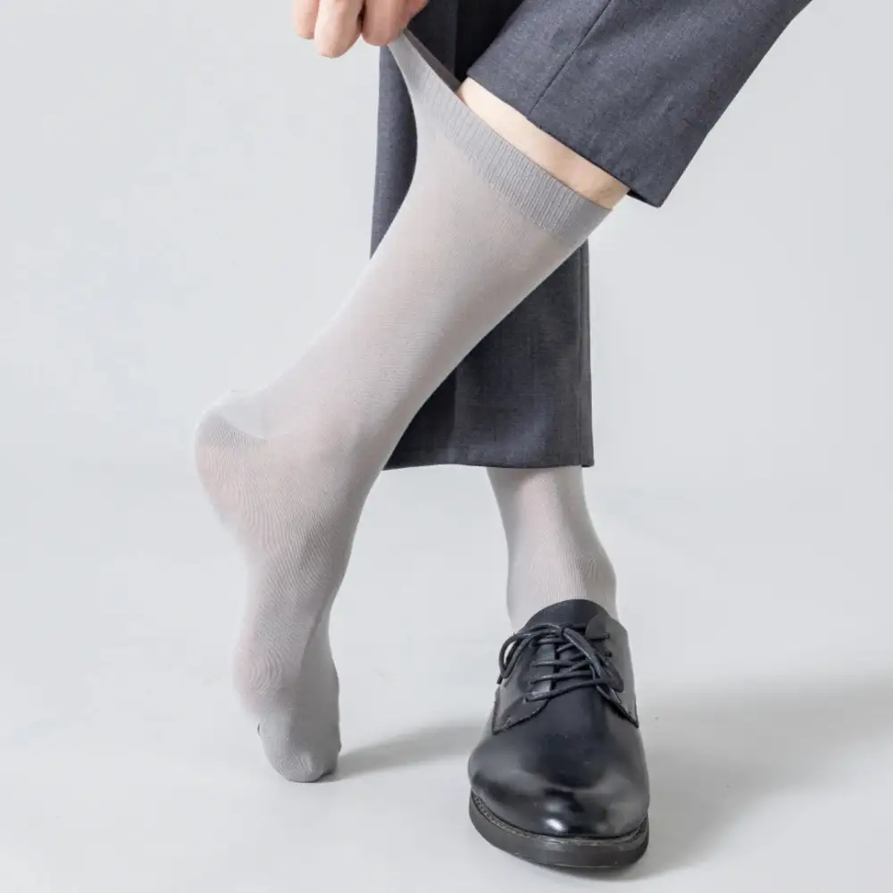 Silk Dress Crew Socks