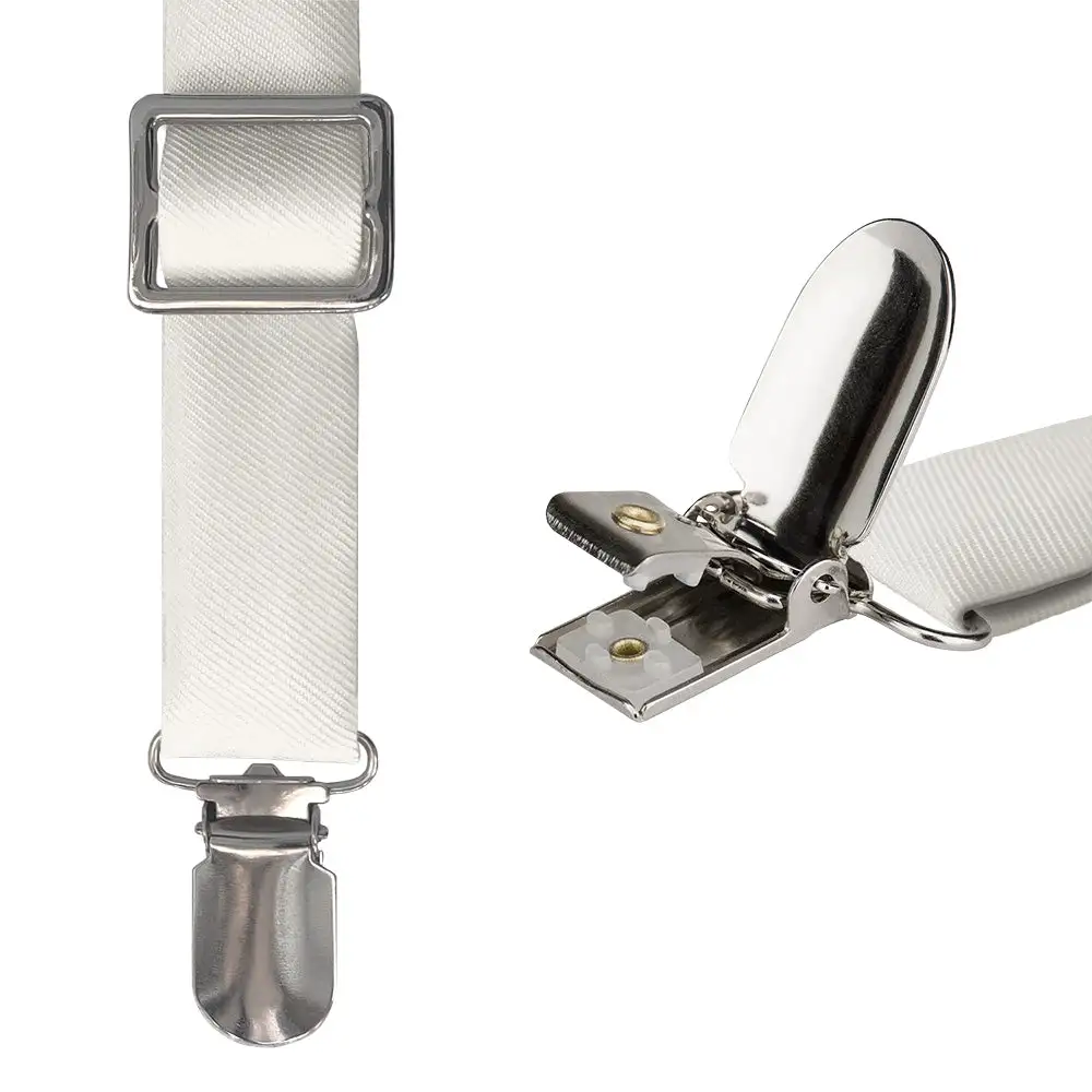 Classic Clean Solid Tone Suspenders