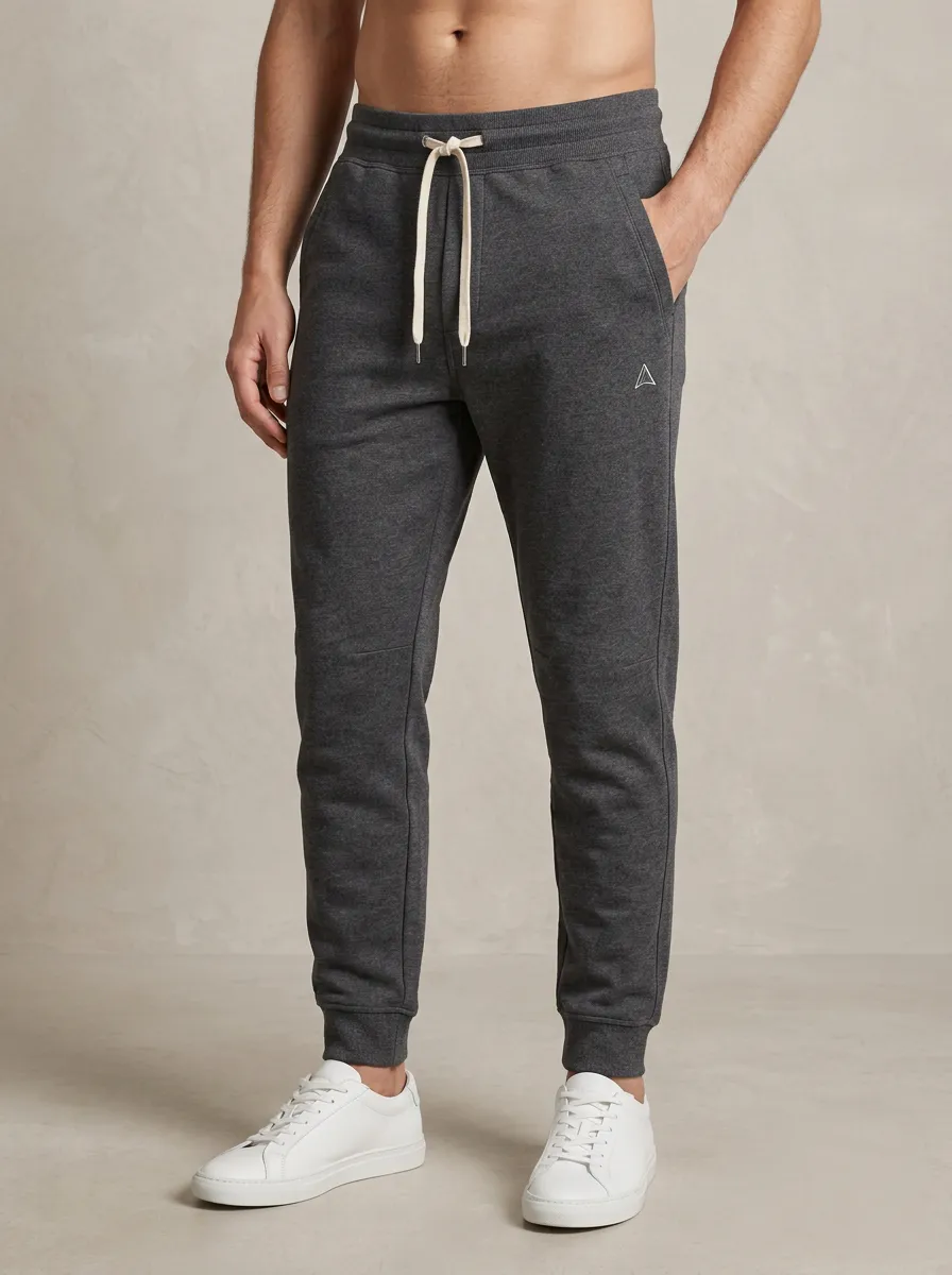 Men's Triangle Graphic Fitness Athletic Jogger Pants