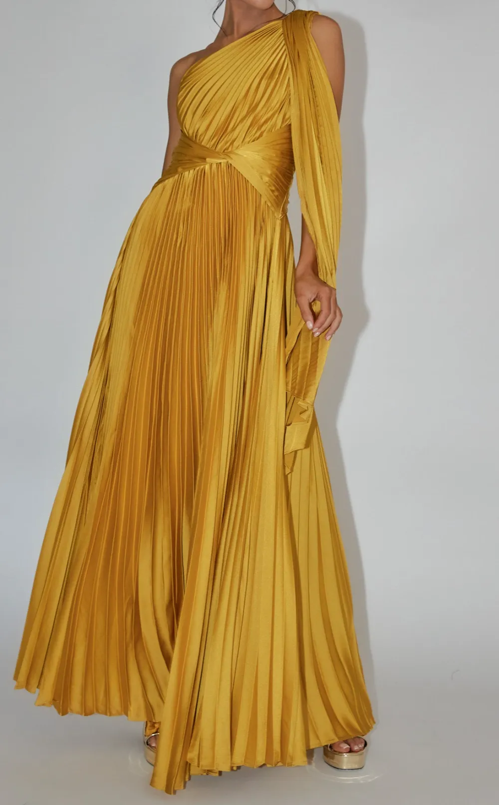 Refined One Shoulder Maxi Dress