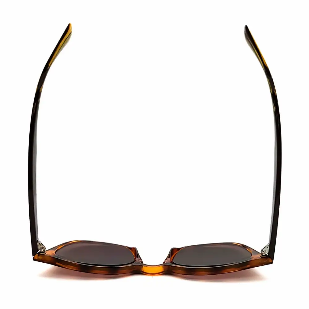 Amber Lens Round Smoke Lens Keyhole Full Magnification Reading Sunglasses