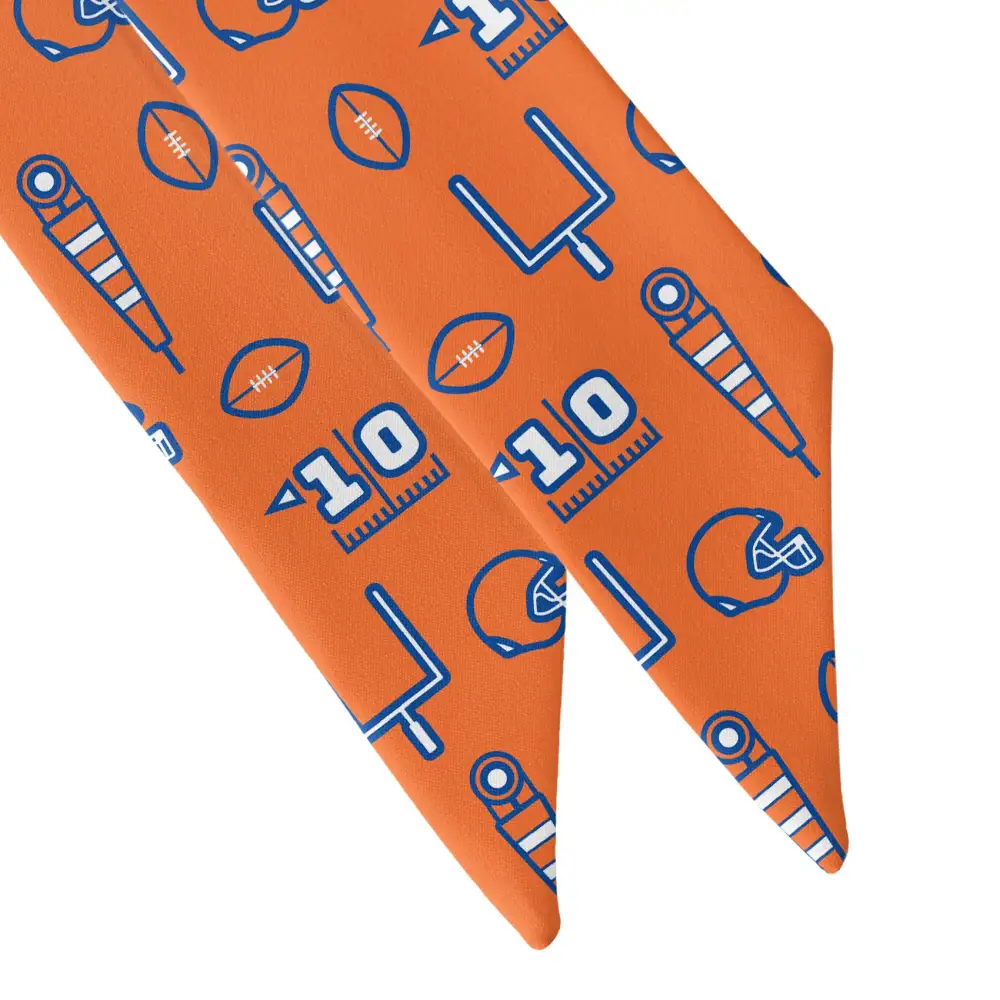 First Down Football Design Hair Scarf