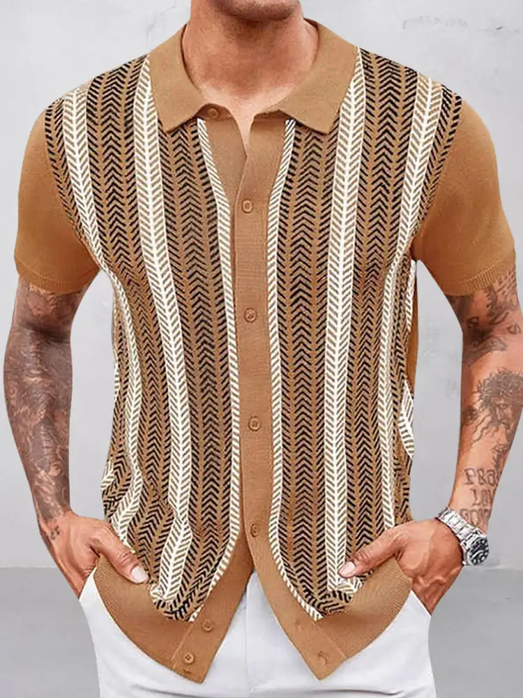 Textured Jacquard Printed Shirt