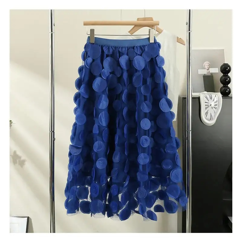 Classic Circle Mesh A-Line Skirt