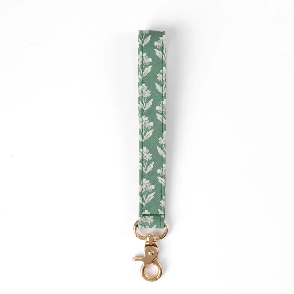 Casual Accent Leather Keychain