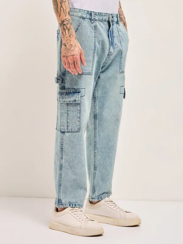 Weekend Baggy Cargo Pocket Jeans