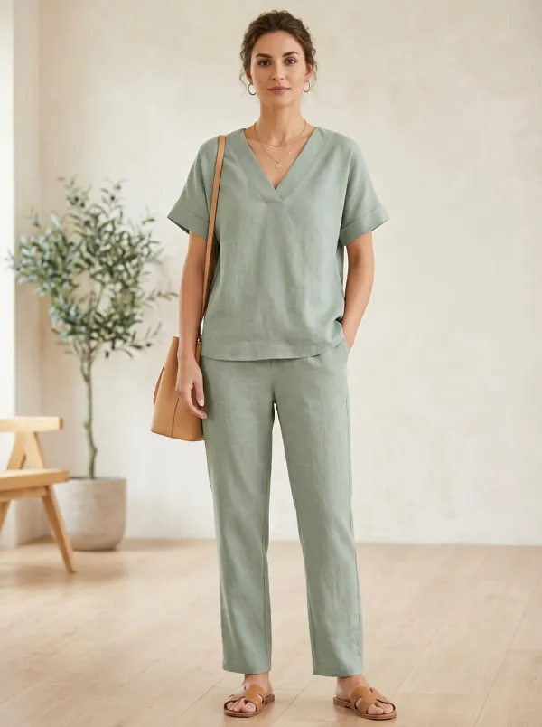 Polished Women's V-Neck Shirt
