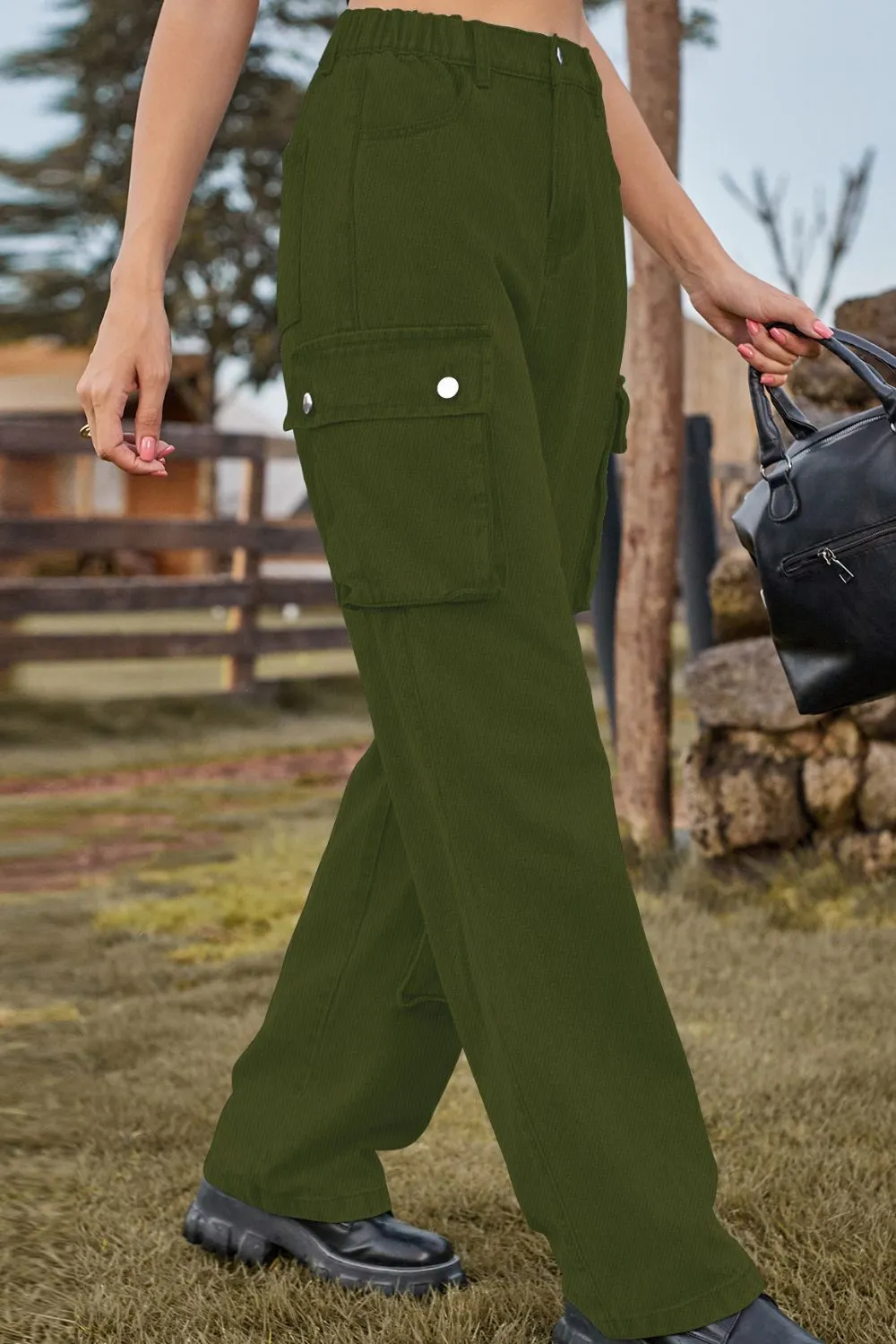 Easy Loose Fit Pocketed Denim Jeans