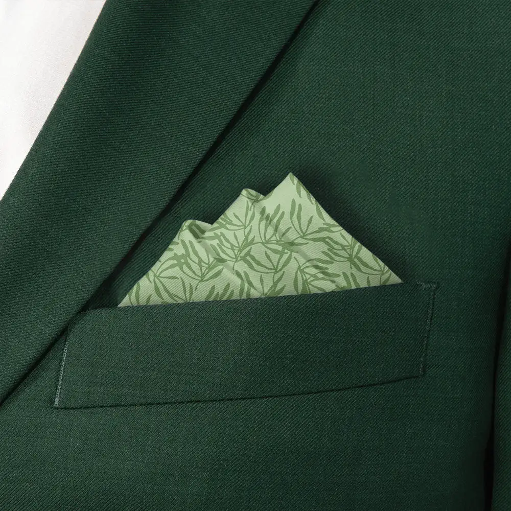 Distinctive Balanced Floral Pocket Square
