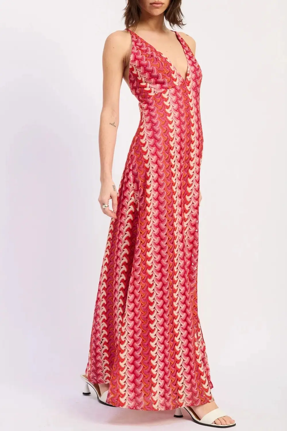 Halter Textured Women's Casual Dress