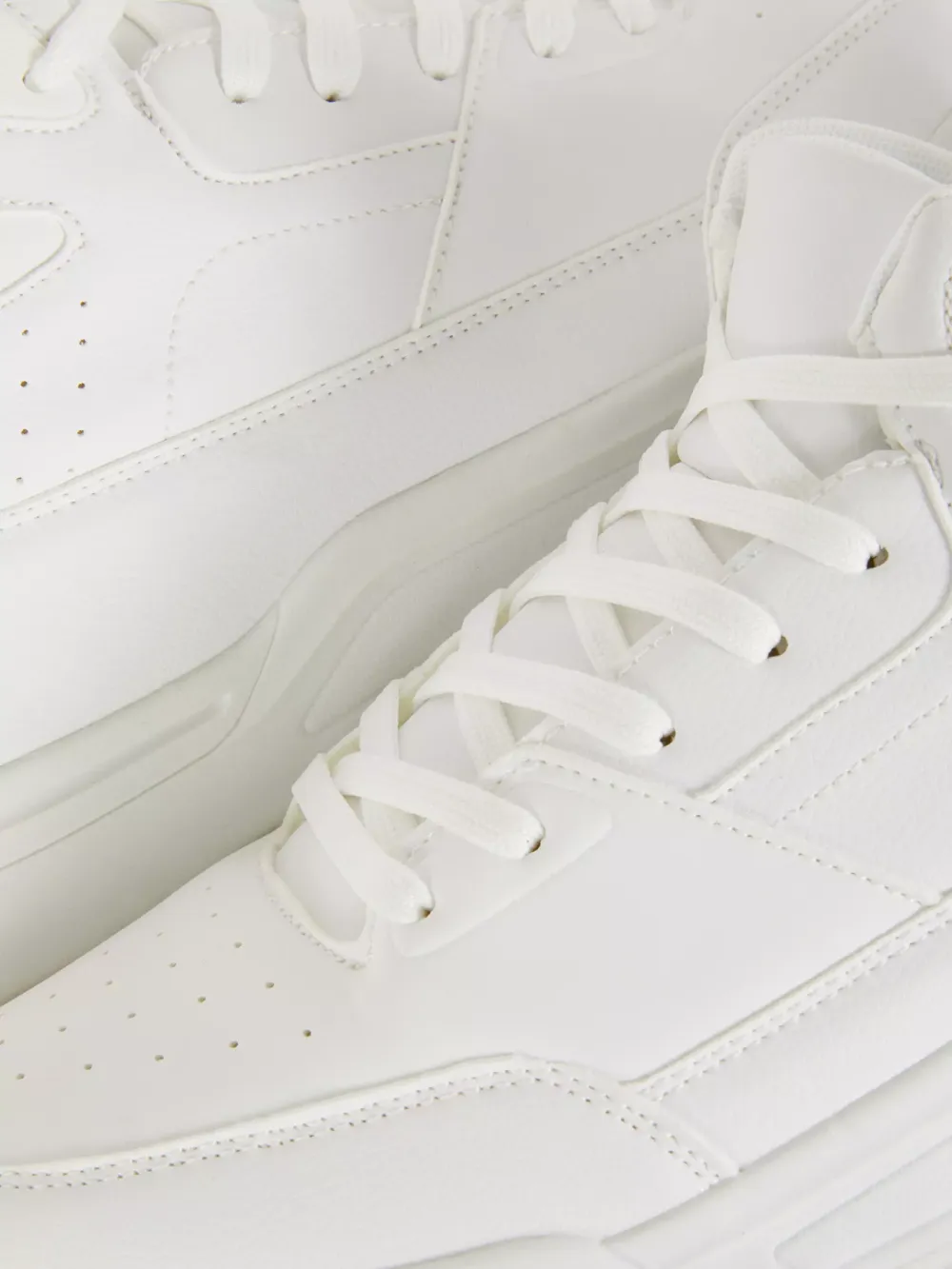 High-Top Simple And Versatile Rubber Lace-Up Sports Shoes