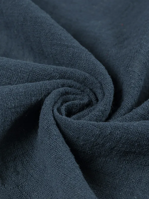 Linen Blend Pocket Shirt