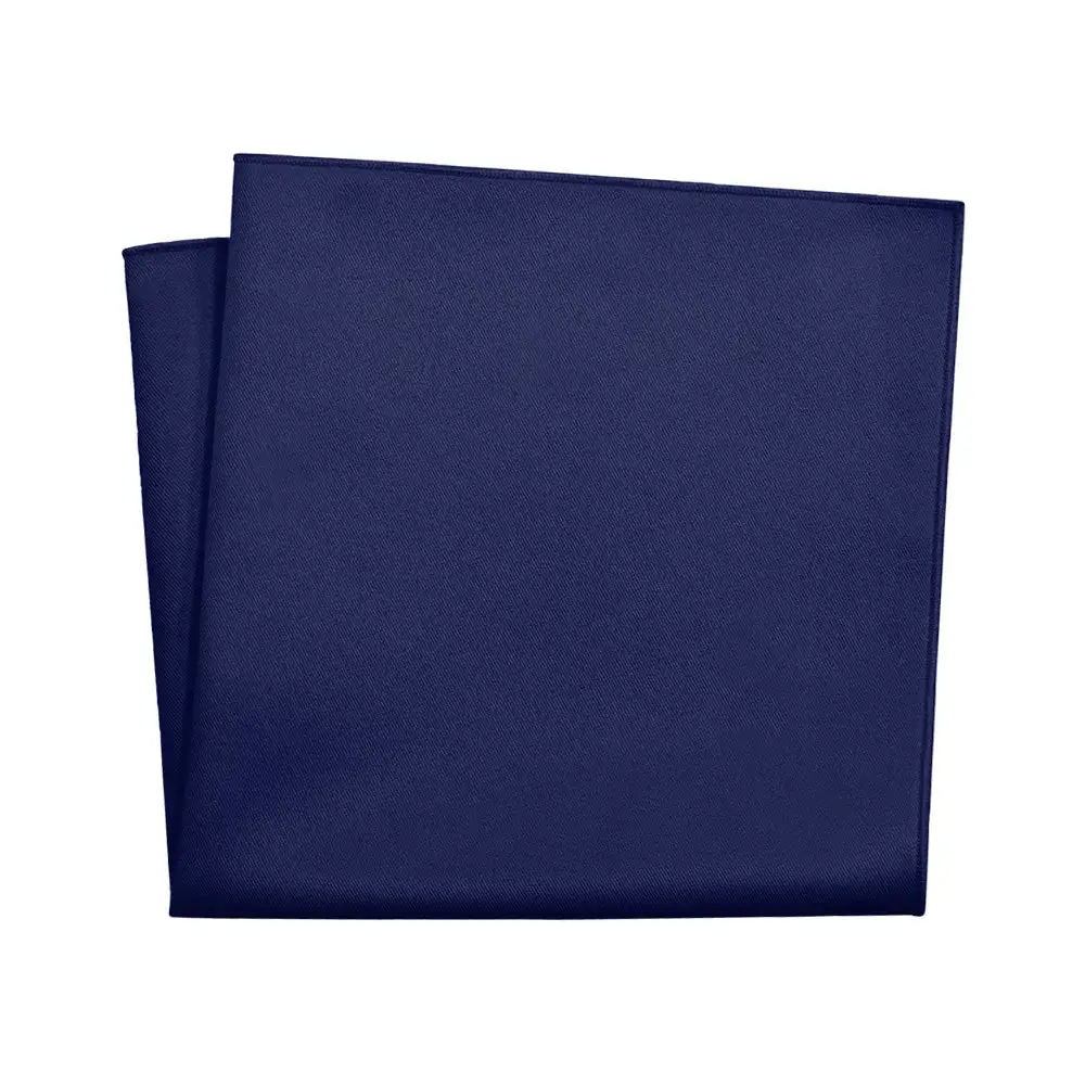 Crisp Sleek Solid Pocket Square