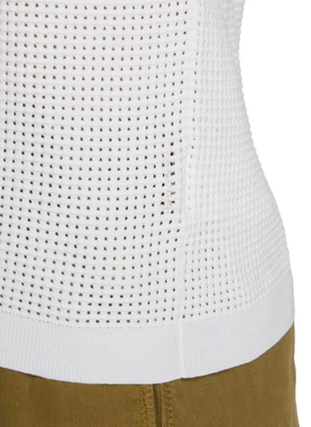 Daily Soft And Comfortable White Polo Shirt