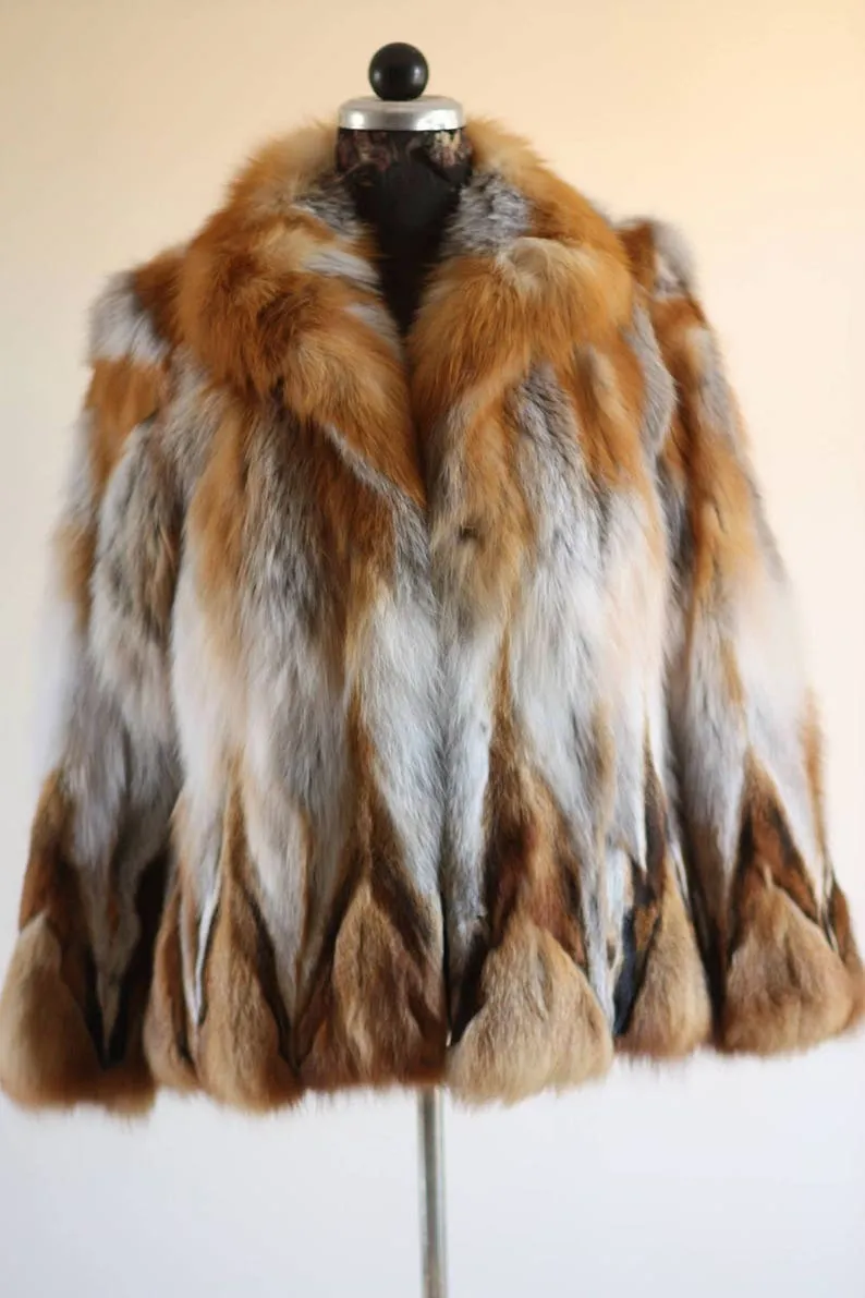 Red Fox Fur Coat