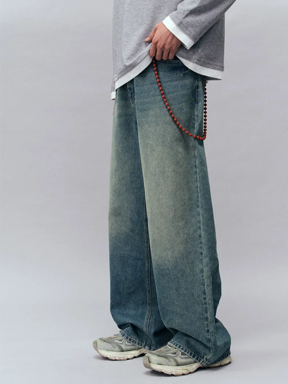 Relaxed Loose Fit Denim Jeans