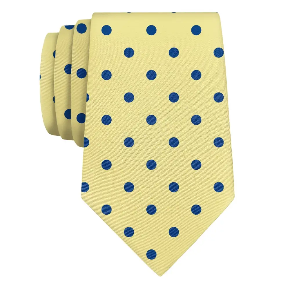 Refined Dot Texture Necktie