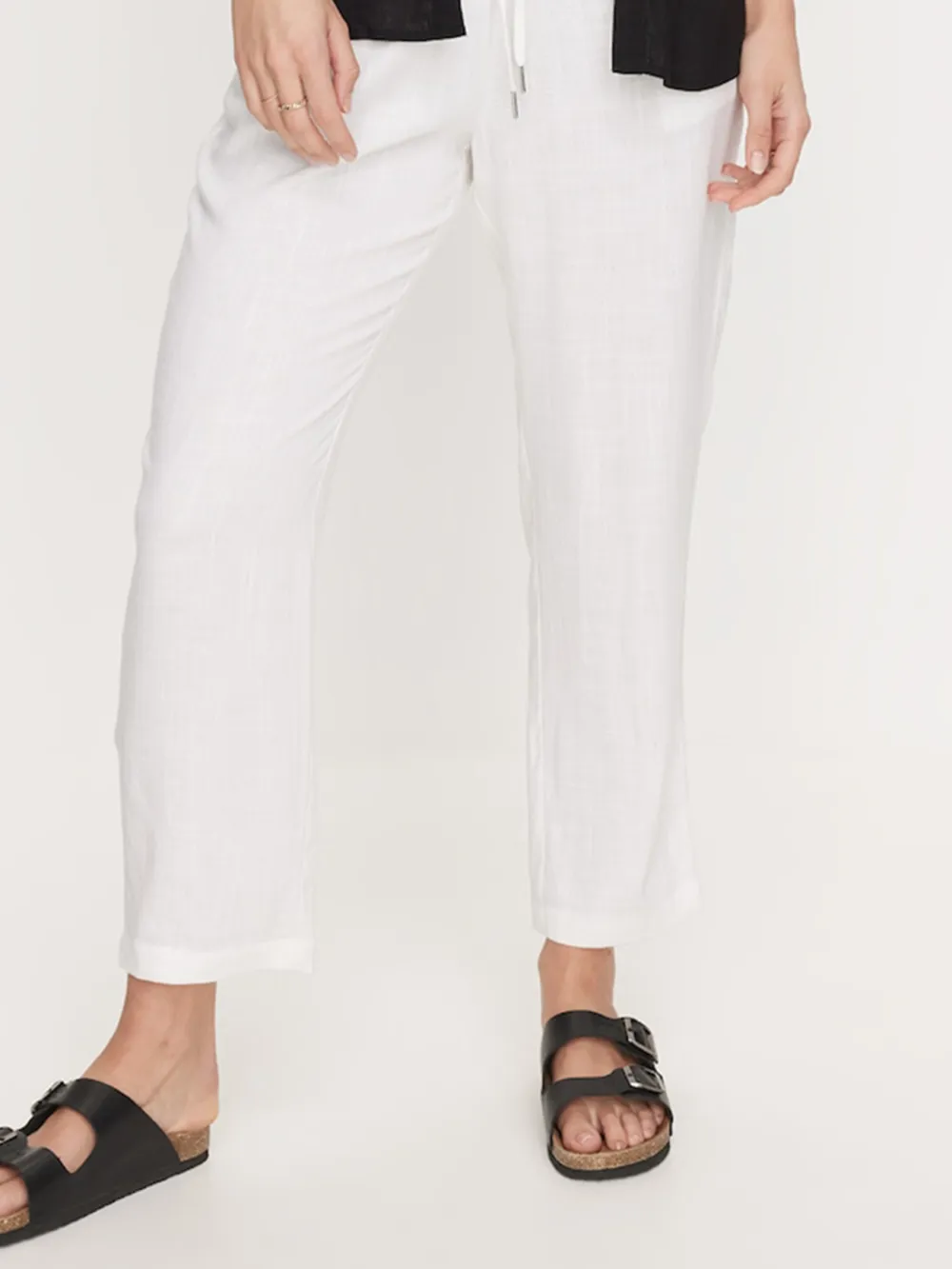 Breathable Linen Wide-Leg Pants