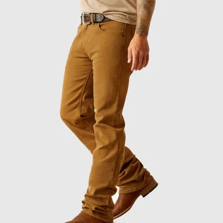 Men's Textured Straight Leg Jeans