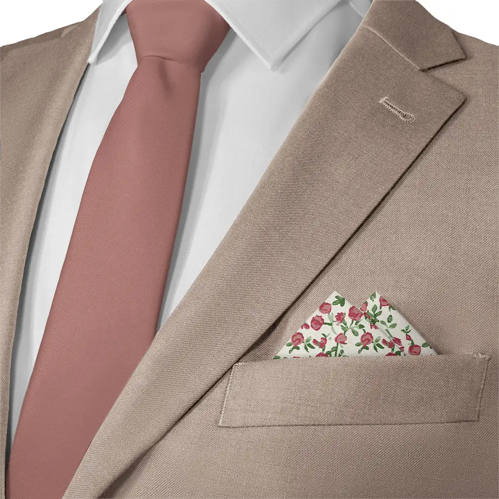 Crisp Sharp Floral Pocket Square