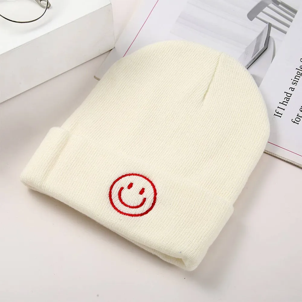Knit Embroidered Beanie