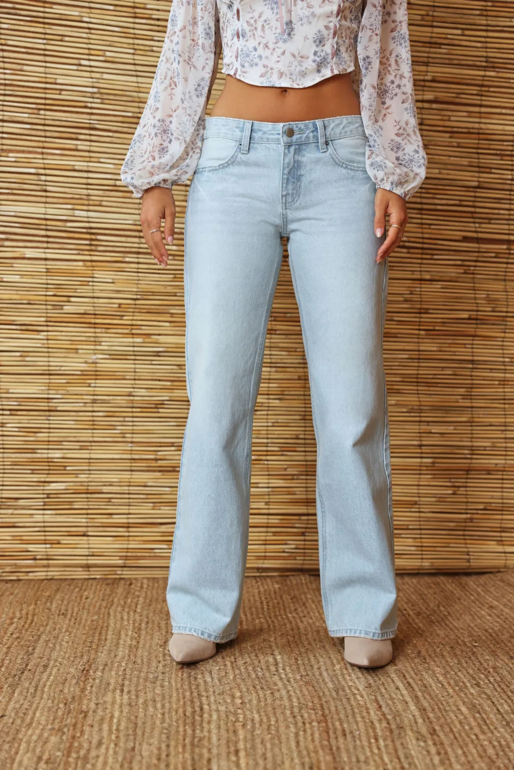 Straight Leg Baggy Jeans