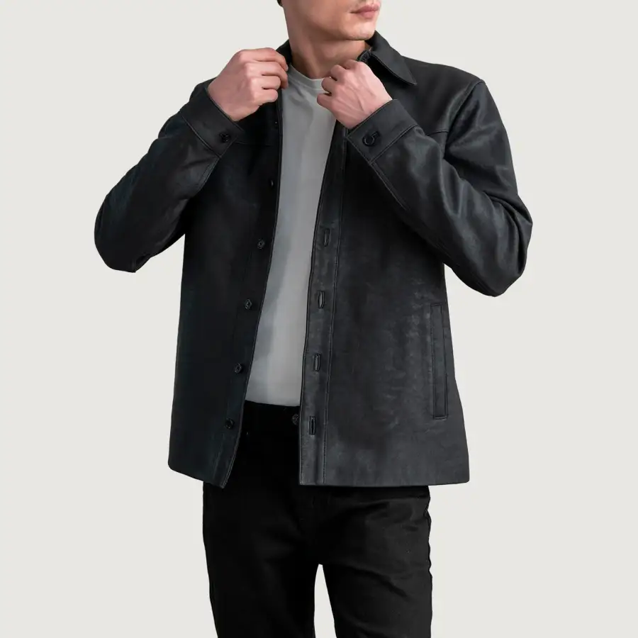 Men's Casual Leather Jacket