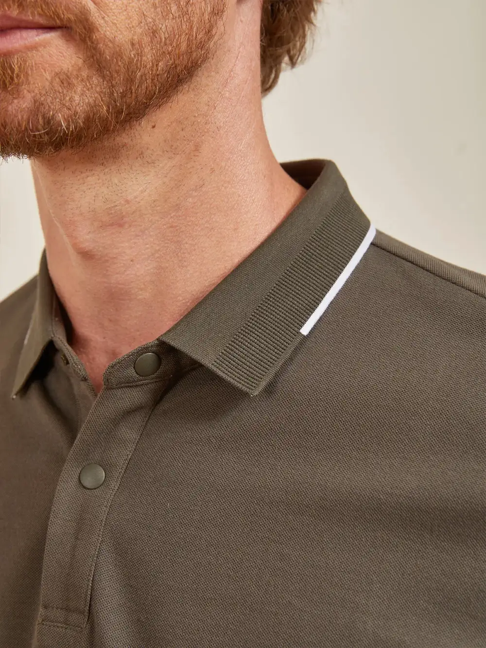 Modern Pique Cotton Blend Cotton Polo Shirt