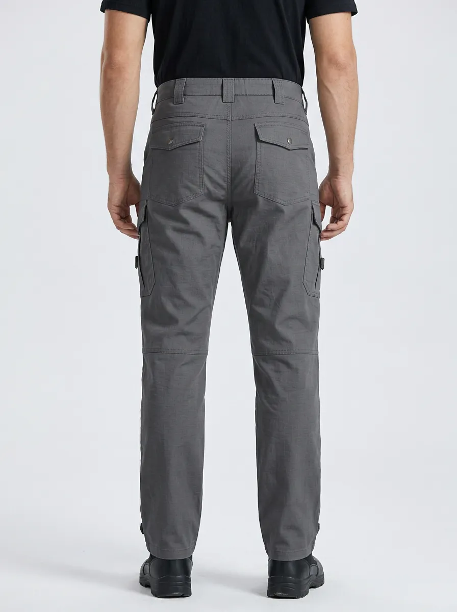Minimal Road-Ready-Look Men's Multi-Pocket Waterproof Tactical Cargo Pants