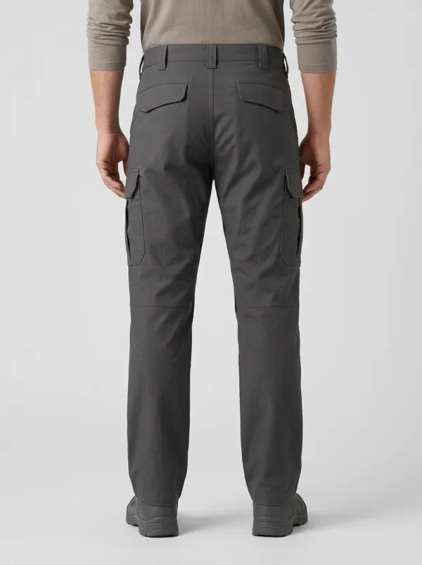 Practical Outdoor with Integrated Belt Detail Multi-Pocket Cargo Pants