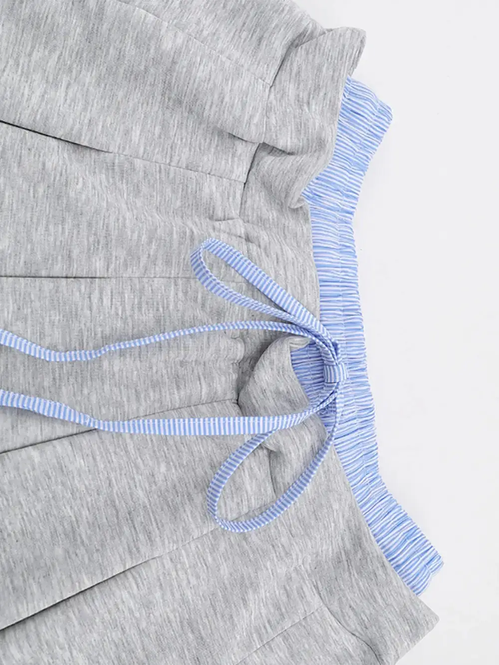 Drawstring Pleated Mini So Skirt