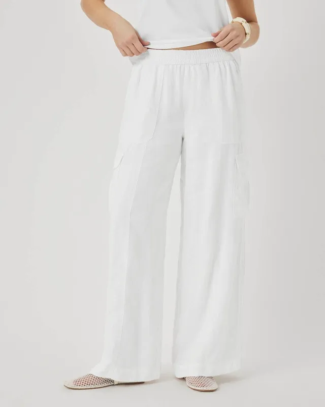 Linen Cargo Pant Pants