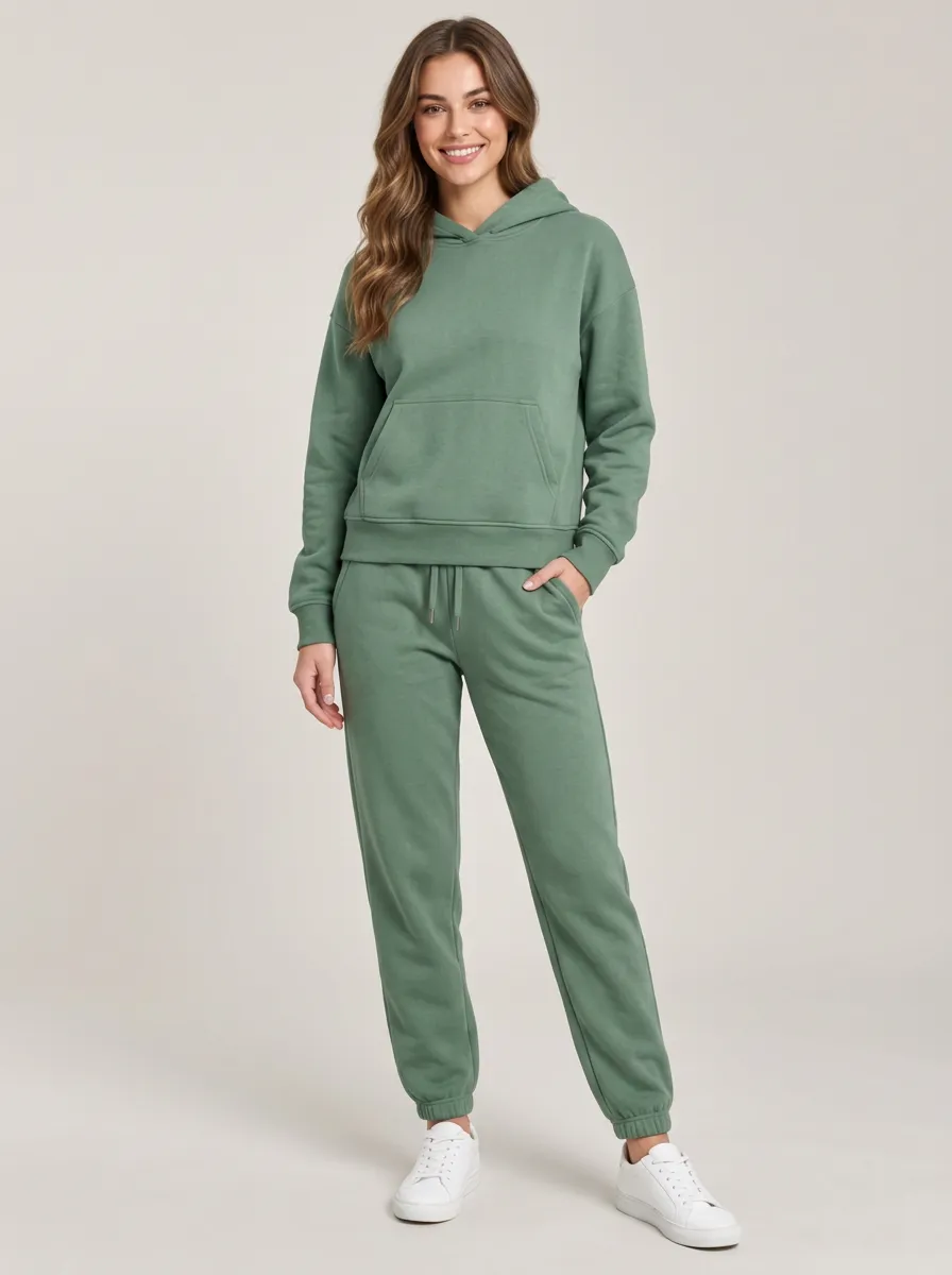 Women's Hooded Sweatpants Set