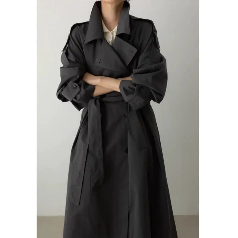 Versatile Stand Collar Trench Coat