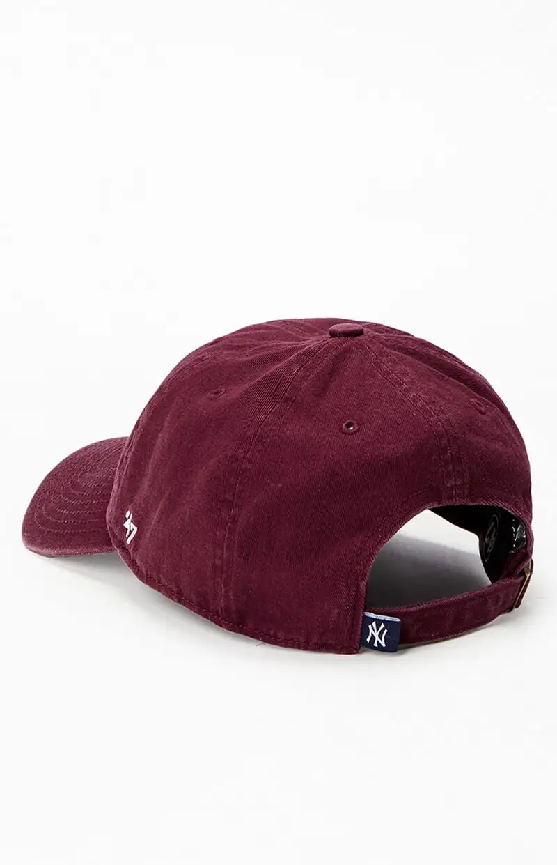 47 Brand Maroon NY Yankees Dad Hat